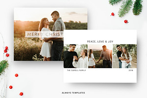 Christmas Card Template CC020