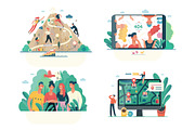 Company website vector Illustrations, a Work Illustration by Grivina's shop (Thumbnail 8 of 26)