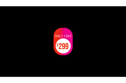 Badge Discount Stock Video Footage