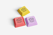Keycaps Mockup, a Product Mockup by MrLetters (Thumbnail 3 of 5)