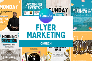 Church Flyer Marketing for Canva