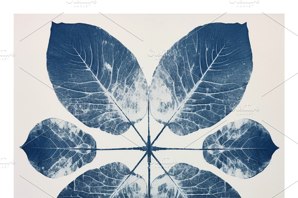 Cybo Collection · Cyanotype Botanics, a Texture Illustration by milatovar (Photo 15 of 19)