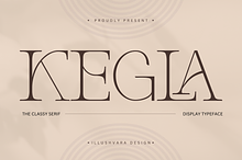 Kegla - Classy Serif Logo Font