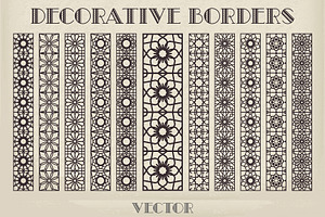 50 Decorative Borders & Tiles