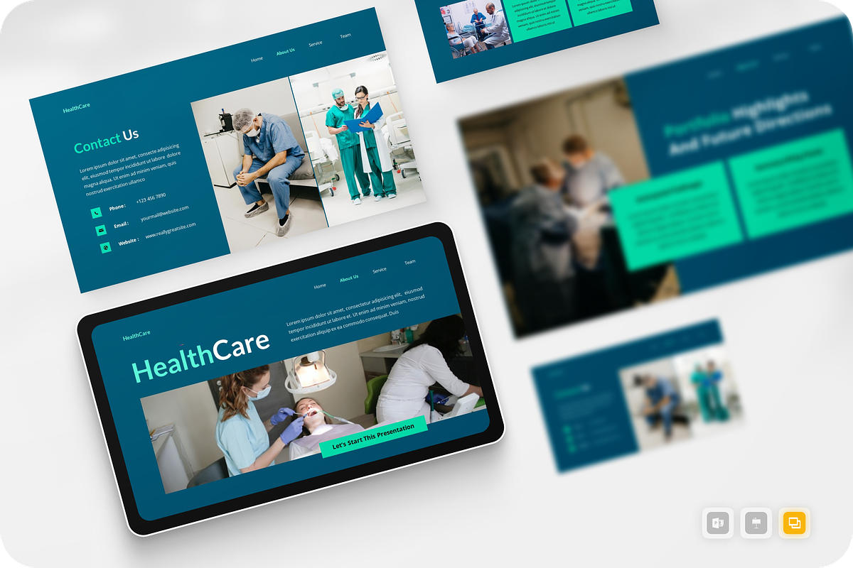 Medical & Healthcare Google Slide, a Presentation Template by Annora Studio (Photo 1 of 5)