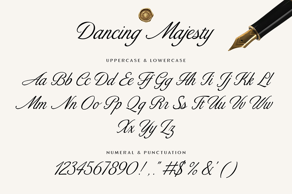 Dancing Majesty–Elegant Calligraphy, a Script Font by Fikryal Studio (Photo 13 of 15)