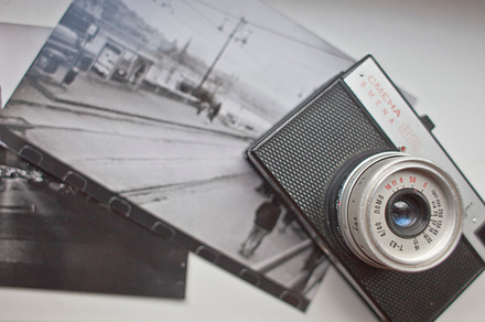 Retro camera stock photo containing retro and oldschool