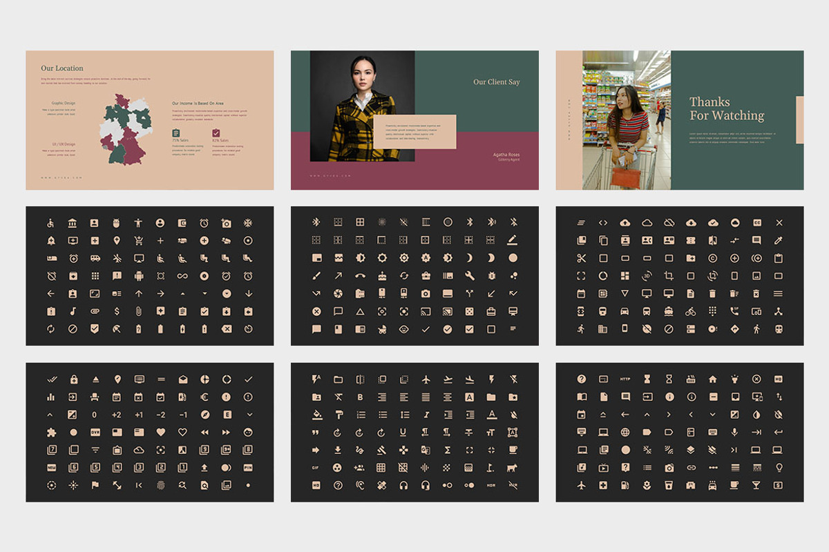 Gyvea : Supermarket Google Slides, a Presentation Template by Punkl Camp (Photo 9 of 9)