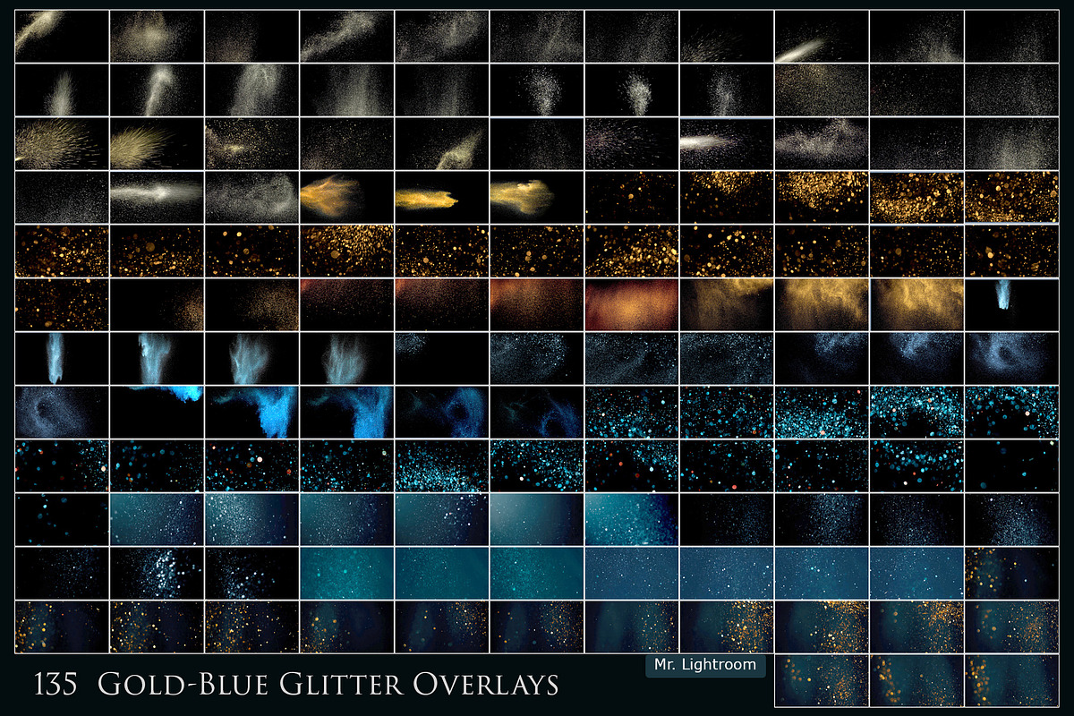 135 Glitter Overlays, a Brushes & More by HappyNews (Photo 2 of 9)