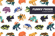 Frogs and toads seamless patterns, a Pattern Graphic by PaperTrident (Thumbnail 1 of 8)