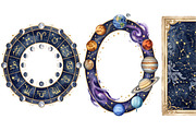Watercolor Borders Clipart Set, an Object Graphic by RAHMAT (Thumbnail 13 of 15)