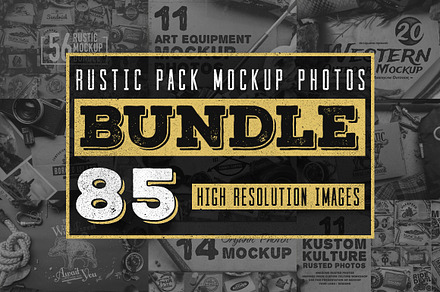 85 Mockup Photos Bundle
