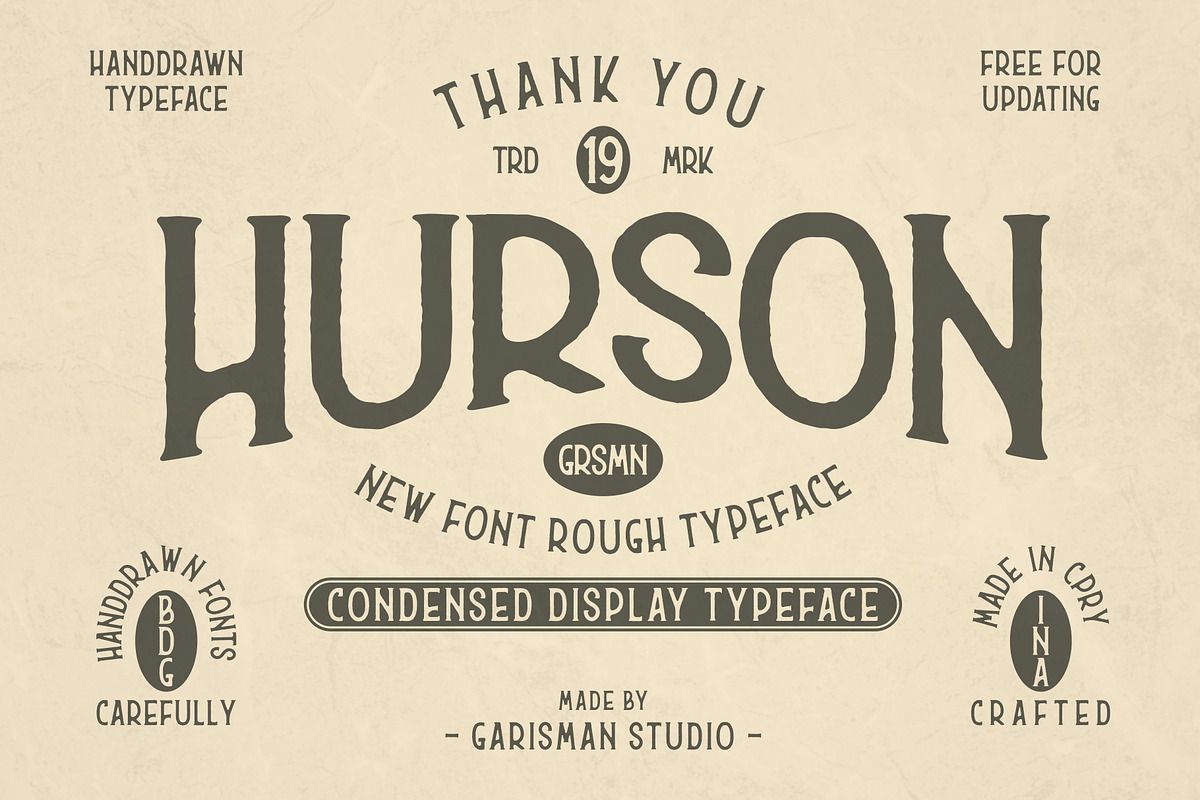 Hurson Rough - Serif preview 8