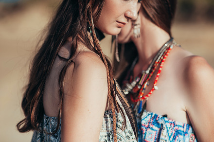 Close up of attractive young woman containing accessories, attractive, and