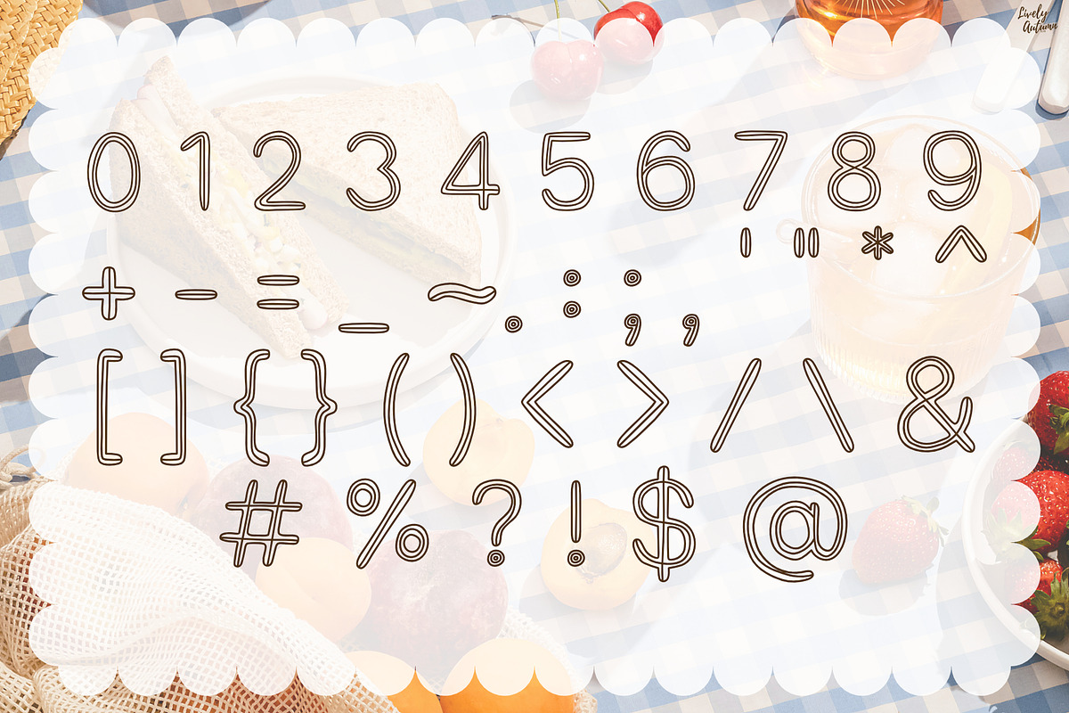 Picnic Day | Handwritten Font, a Handwritten Font by LivelyAutumn11.11 (Photo 3 of 5)