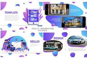 Cartoon Animated Powerpoint Template