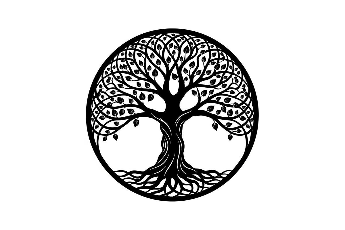 Sacred Tree of Life Vector Bundle, an Illustration by Designs_River (Photo 33 of 51)