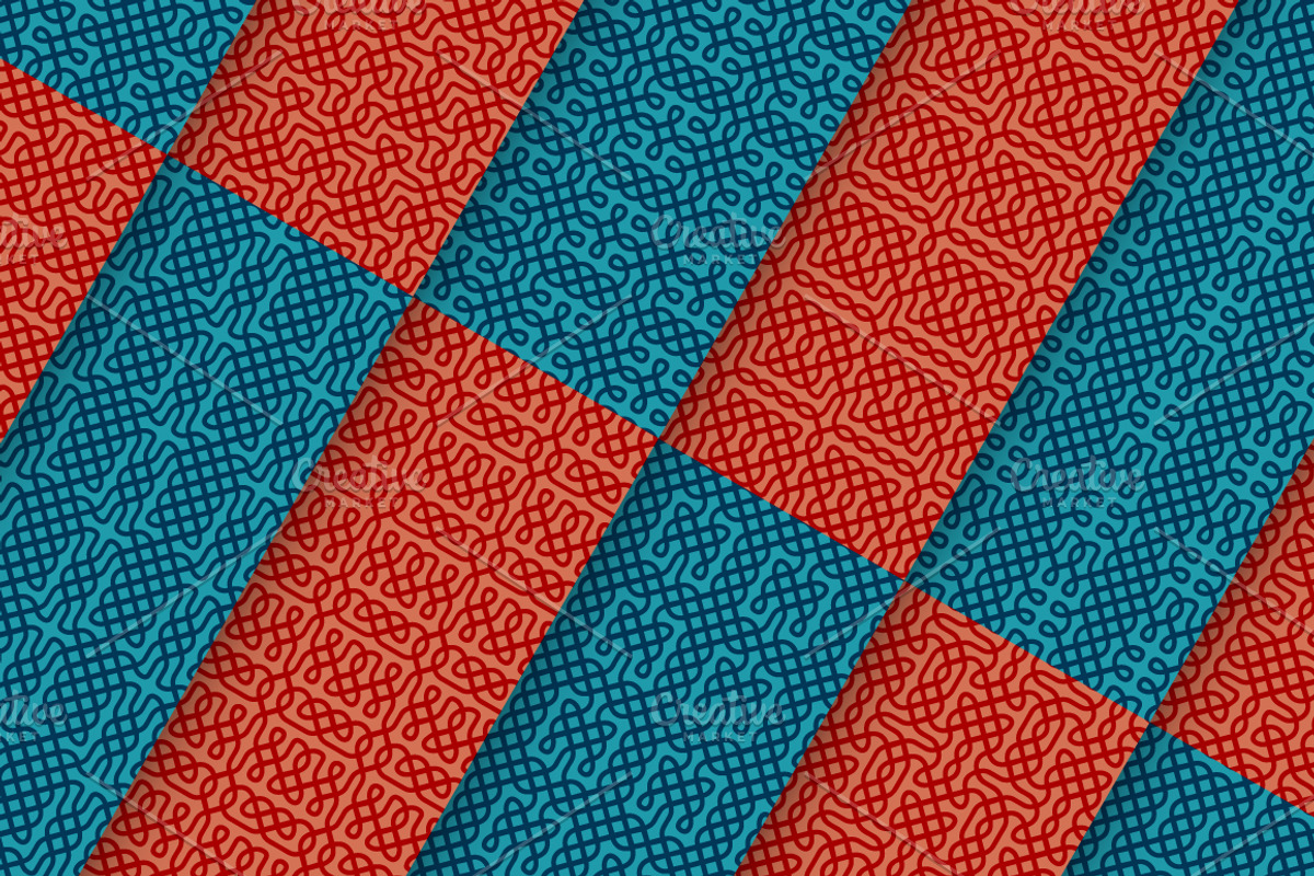 Celtic Patterns Set, a Pattern Graphic by Alex Serada (Photo 3 of 5)