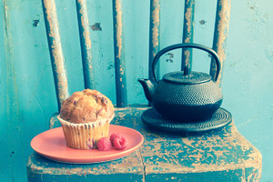 Tea and Muffin Teal