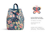 Delicate Butterflies, Floral Pattern, a Pattern Graphic by Velliniki (Thumbnail 9 of 11)