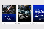 Gym Coach Service - Instagram Post, a Social Media Template by Izdihaar_Studio (Thumbnail 2 of 4)