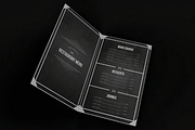 Restaurant Menu Mockup, an Advertising Mockup by skybluecreative (Thumbnail 1 of 2)