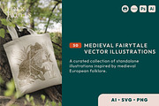 Folk Fables – 150 Illustration Set, a Decorative Illustration by JuliBelushi (Thumbnail 4 of 14)