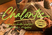 Chalontic Modern Handwritten Script, a Script Font by Letterena Studios Script (Thumbnail 1 of 20)