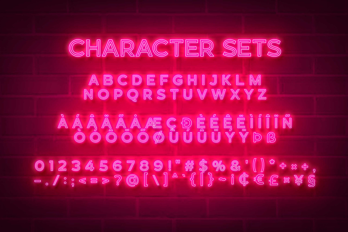 NEONBLITZ - Retro Neon Font, a Sans Serif Font by Almarkhatype (Photo 9 of 10)