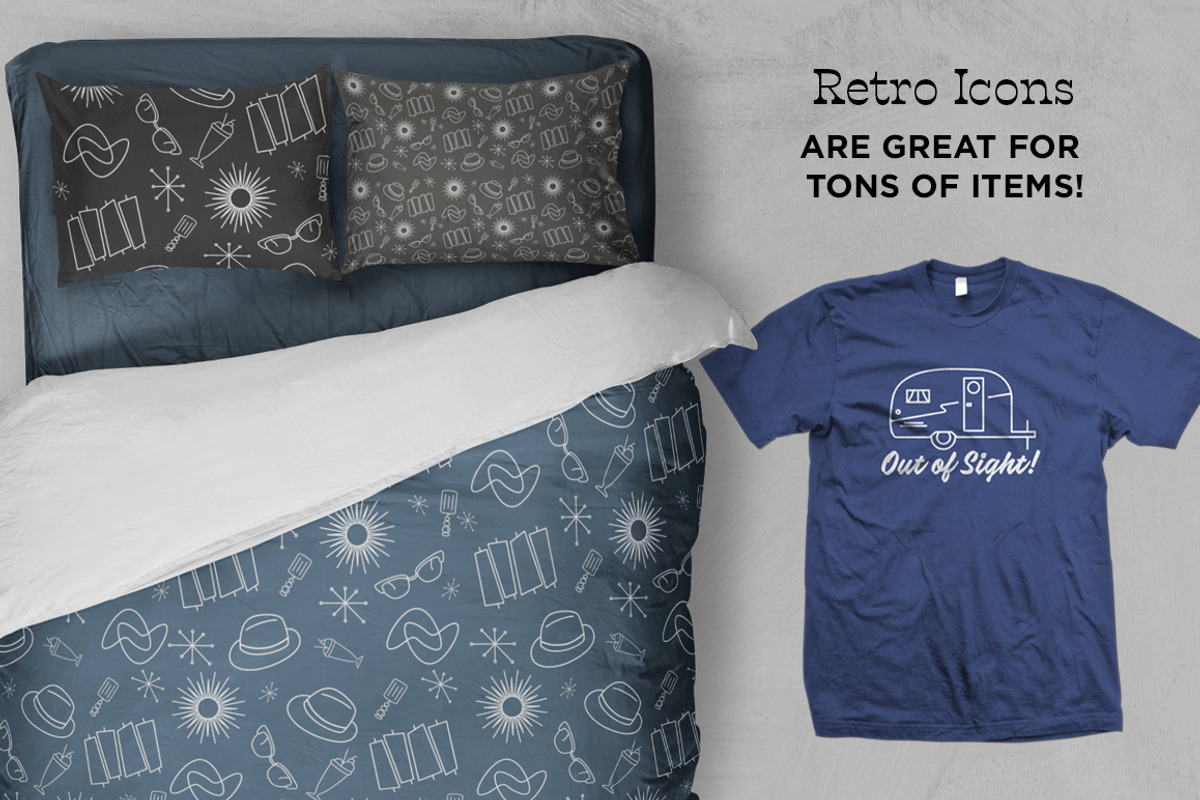 Retro Line Icons, an Outline Icon by The Goods (Photo 4 of 5)