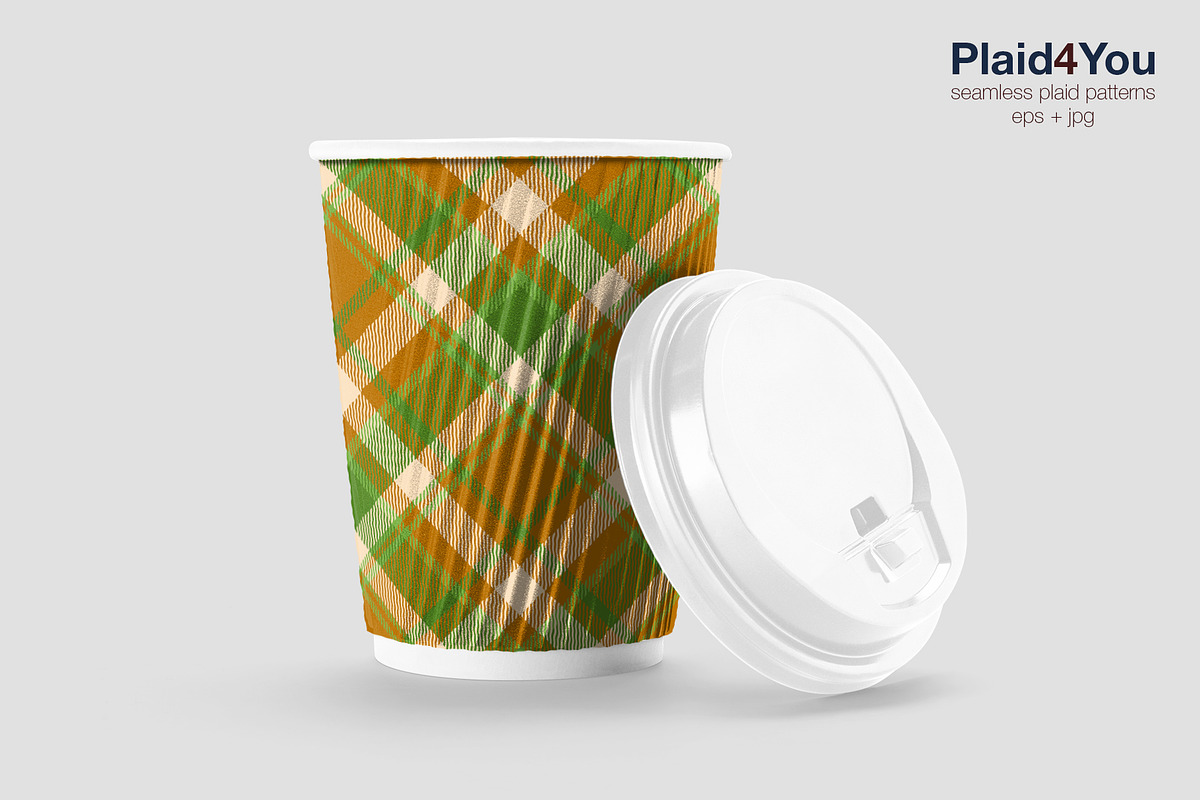 #89 Plaid Pattern in Nature Green, a Pattern Graphic by Plaid4You (Photo 6 of 9)