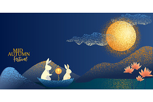 Mid-Autumn Festival Illustration