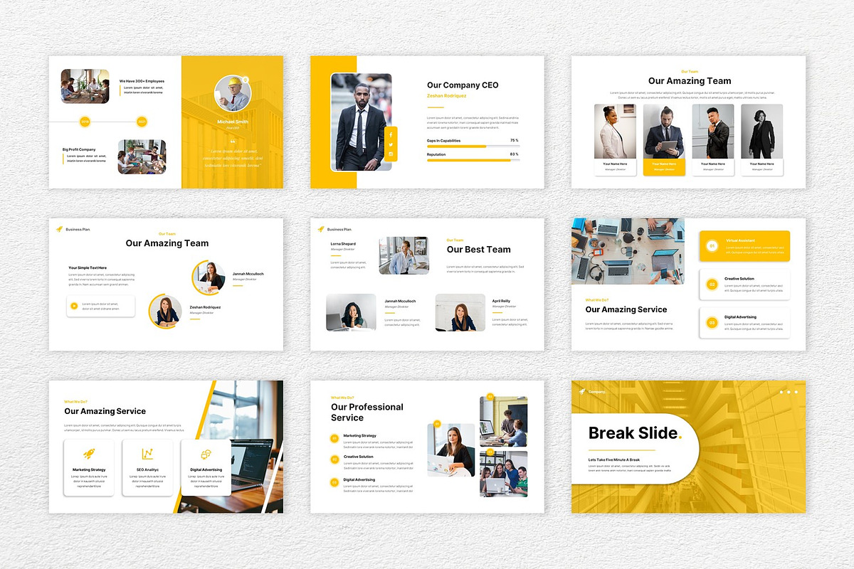 Protect Corporate PowerPoint, a Presentation Template by BumbleGraph Studio (Photo 4 of 5)