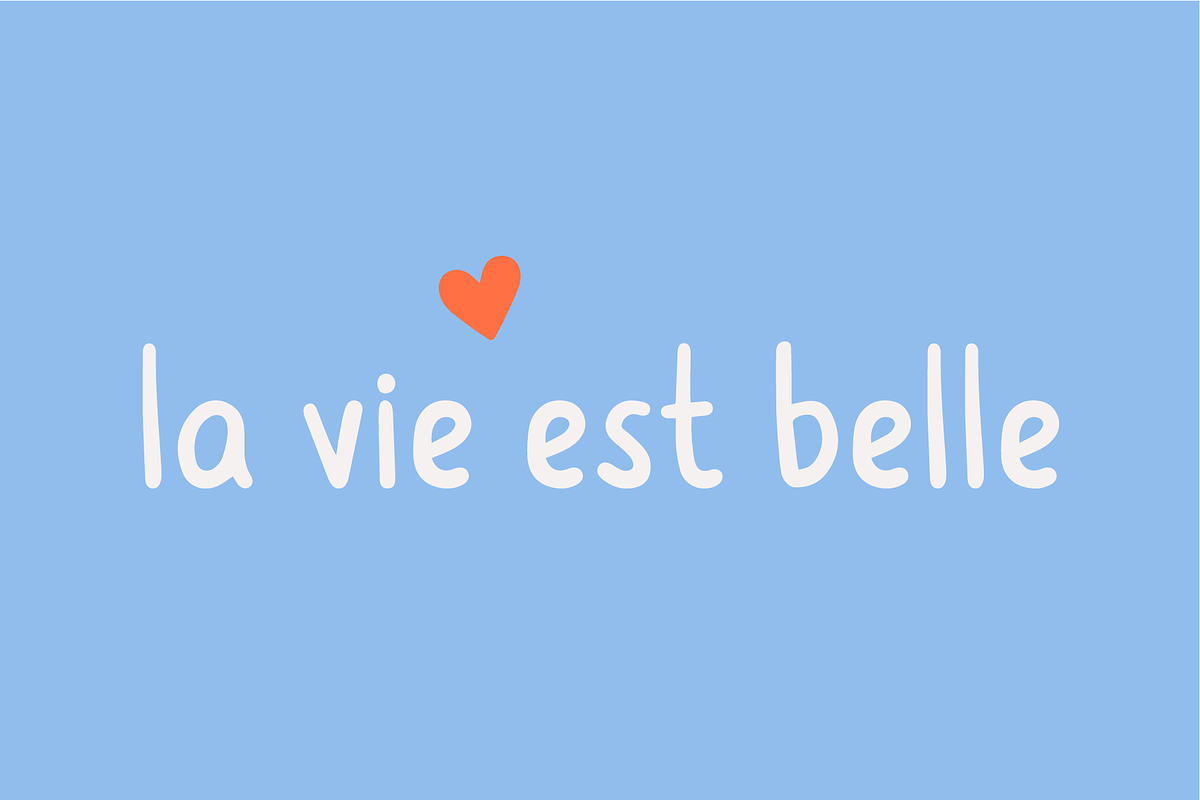 Mignonne - cute handmade font, a Handwritten Font by Enola Louge (Photo 3 of 8)