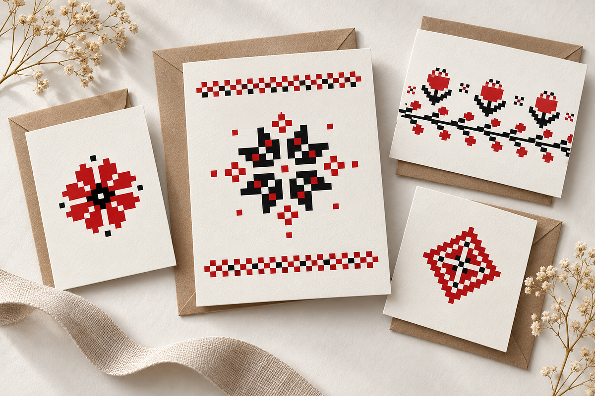 Traditional Ukrainian Ornaments, a Decorative Illustration by Anna Studio (Photo 2 of 10)