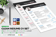 Resume CV with Word & PPT, a Resume Template by Design'sTRIBE (Thumbnail 1 of 5)