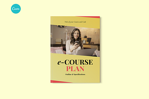 Canva Ecourse Plan Template