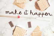 SANTAN Brush Lettered Font, a Script Font by Rhonna Designs (Thumbnail 2 of 5)