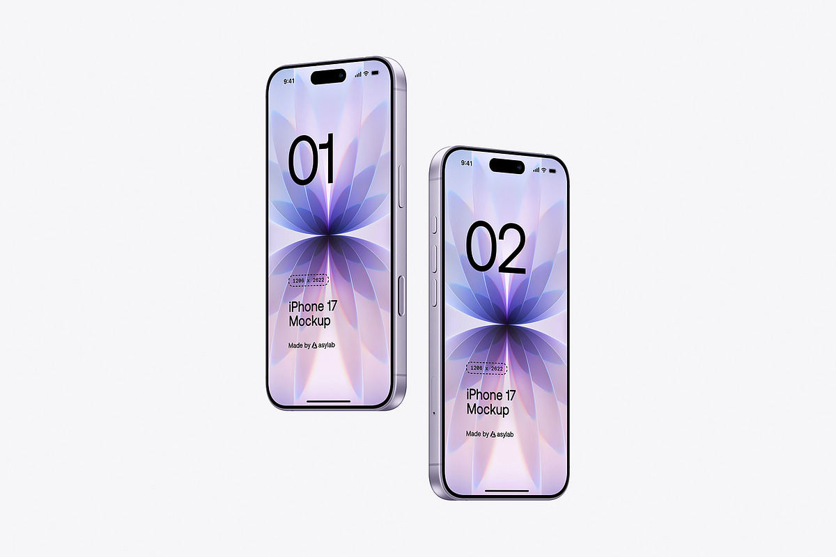 iPhone 17 - 24 Mockups Scenes, an iPhone Mockup by Asylab (Photo 52 of 61)