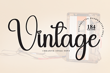 Vintage | Script Font