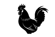 Rooster Chicken Silhouette Vector Bu, an Illustration by Designs_River (Thumbnail 17 of 51)