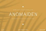 ANOMAIDEN MODERN SERIF FONT FAMILY, a Serif Font by lelevien (Thumbnail 1 of 2)