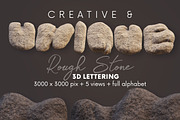 Rough Stone - 3D Lettering, a Graphic by MIIM (Thumbnail 4 of 7)