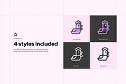 Easter icon set, an Icon by OPALE (Thumbnail 5 of 12)