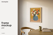 4x5 Kitchen Scene Frame Mockup, a Household Mockup by mockupize (Thumbnail 1 of 7)
