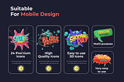SALE! 3D Sticker Pack, a Templates & Theme by Dope Design (Thumbnail 5 of 10)