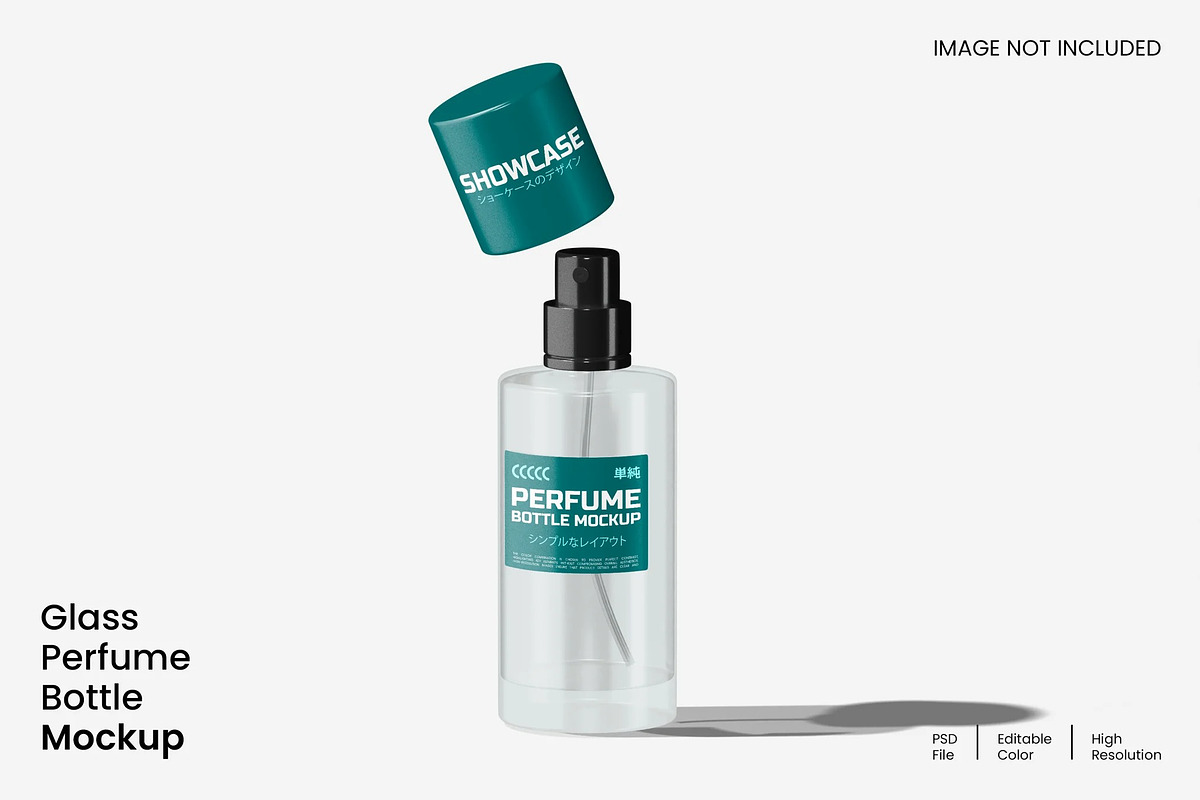 Perfume Bottle Mockup, a Packaging Mockup by renderstockmarket