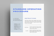 Standard Operating Procedure (SOP), a Stationery Template by Niofix (Thumbnail 1 of 6)