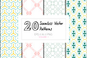 Seamless Vector Geometric Patterns, an Object Graphic by TSTUDIO (Thumbnail 5 of 8)