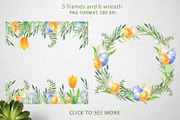 Happy Easter. Watercolor set, a Decorative Illustration by annasokol_ (Thumbnail 3 of 5)